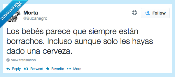bebe,parece,siempre,borracho,cerveza,una,beber