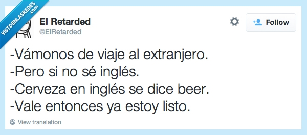 Twitter,cerveza,beer,inglés,Viaje,vacaciones,verano