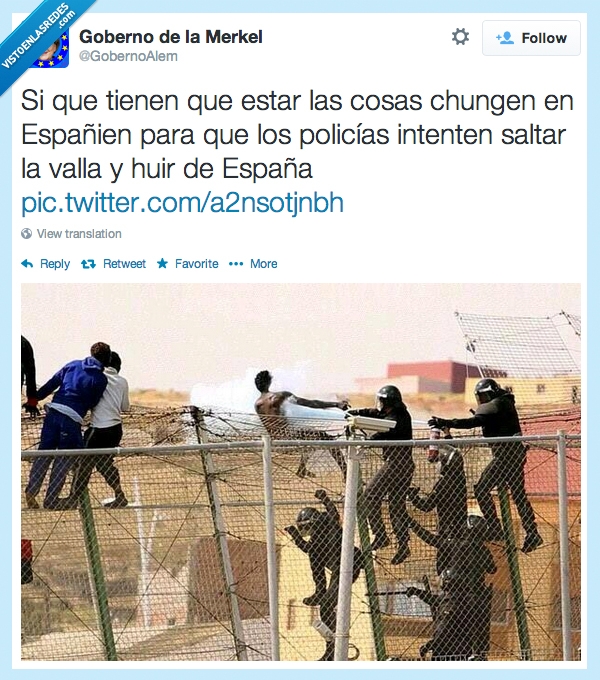 españa,melilla,ceuta,rajoy,merkel,humor,saltar,cerca,frontera