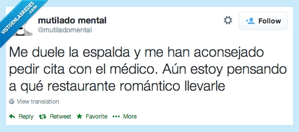 espalda,dolor,amor,romance,medico,cita