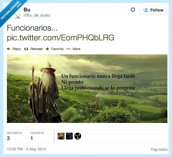 Gandalf,funcionario,tarde,pronto,justo,cuando,propone