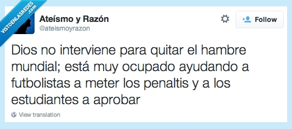 religión,dios,rezar,ilógico,estudiante,aprobar,examen,futbol