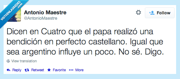 argentino,castellano,perfecto,bendicion,conferencia,realizo,papa,cuatro