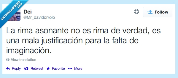 mentira,justificacion,asonante,imaginación,Rima