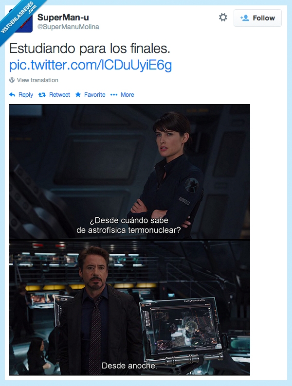 maria hill,exámenes finales,los vengadores,tony stark,estudiar