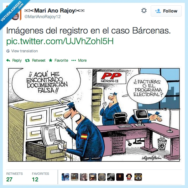 documentacion,Corrupción,Gobierno,Bárcenas,Contabilidad,Humor,falsa,programa