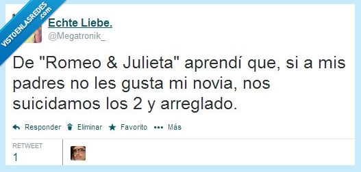 romeo,julieta,pelicula,mensaje