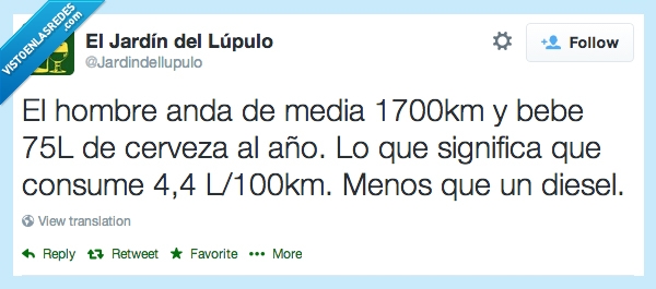 cerveza,beber,twitter,consumo,gasolina,diesel