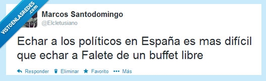 Políticos,falete,comida,españa,cerdos,chorizos,buffet libre