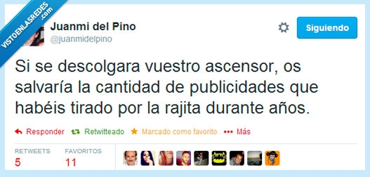 ascensor,publicidad,rajita,hueco,tirar,catalogo