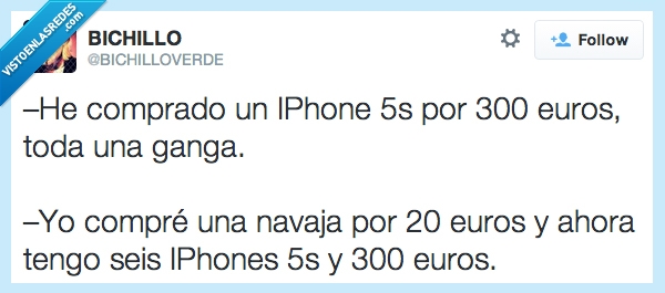 navaja,iphone,twitter,pagar,precio,dinero,robar,amenazar,rajar