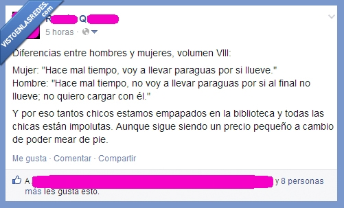 Hombres,Mujeres,Paraguas,Lluvia,Mojados,Mear de pie