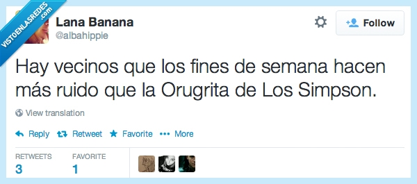 ruido,orugrita,los simpsons,fiesta,vecino