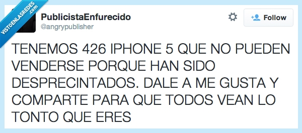 iphone,gratis,estafa,facebook,comparte,me gusta,tonto,concurso
