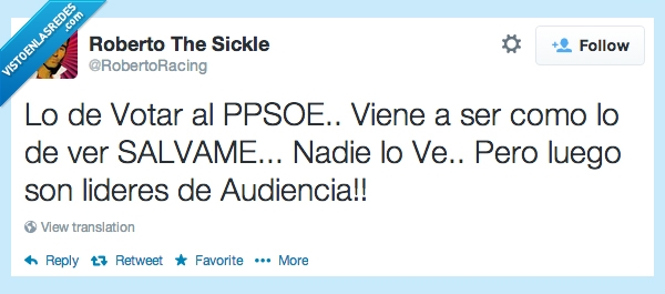 audiencia,lider,bota,nadie,salvame,Elecciones,PP,PSOE