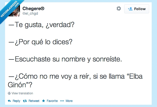 Gustar,chica,nombre,chistoso,Elba Ginón