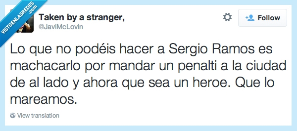 Ramos penalti trofeo caida paquete heroe gol final champion hecho un lio mareo