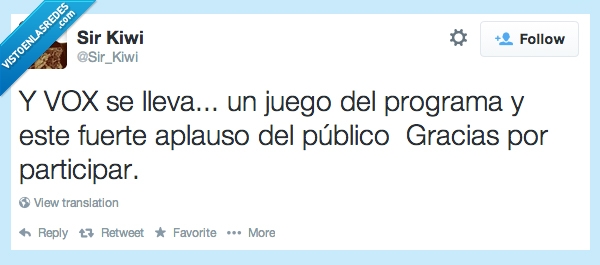 Sigue Jugando,Elecciones Europeas,VOX