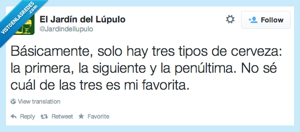 cerveza,beber,twitter,tipos,favorita,elección