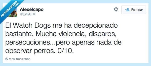 ver,Watch Dogs,Malisimo,Persecuciones,EvilAFM,perros,observar