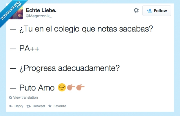 progresa adecuadamente,fruto amo,colegio,asignaturas,PA