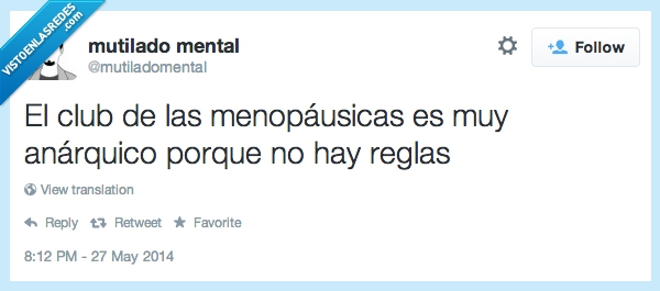 a que huelen las nubes,club,menopausia,reglas,anarquia,democracia,señorita de rojo