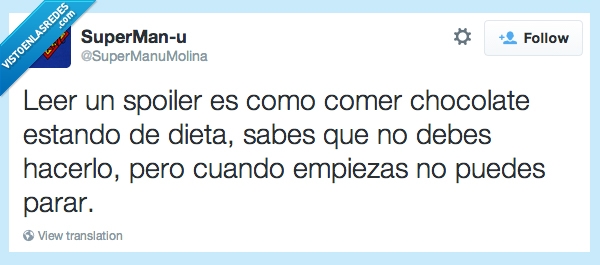spoiler,chocolate,dieta,parar