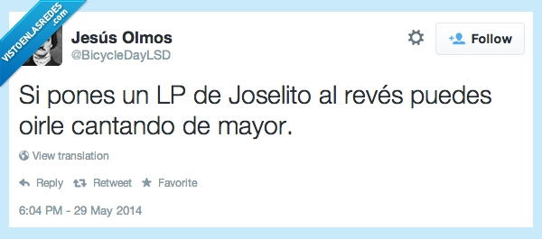 fatal,mayor,cantando,cantar,oir,reves,niño,joselito,cancion,lp