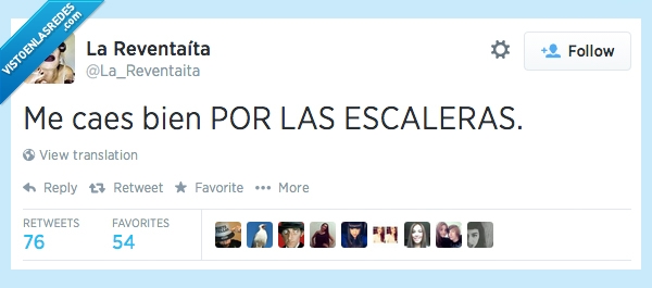 cae,bien,escaleras,odiar