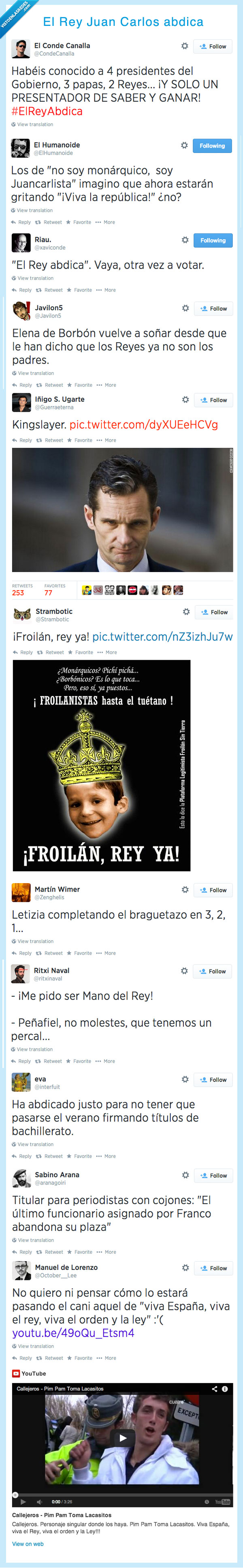 twitter,abdica,juan carlos,rey,pim pam,lacasitos,monarquía,republica,funcionario