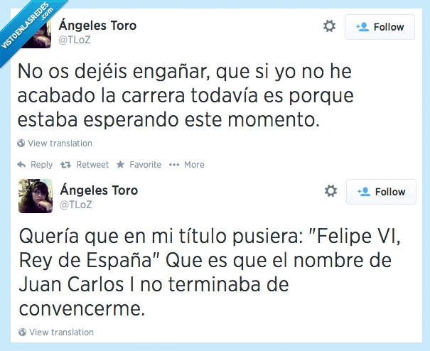 título universitario,felipe vi,abdica,rey