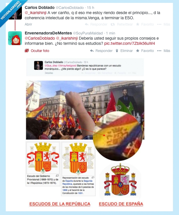 españa,bandera,republica,hay que saber de lo que se habla,escudo,zasca,monarquia