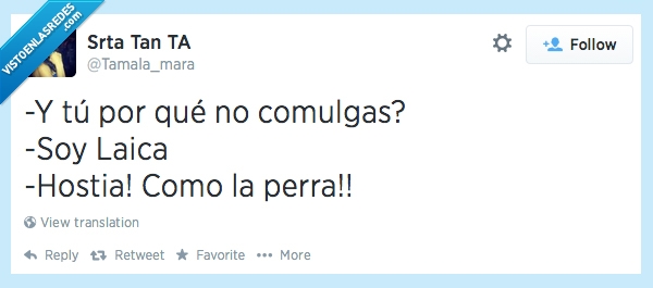 comulgas,comulgar,comunion,iglesia,laica,perra,espacio