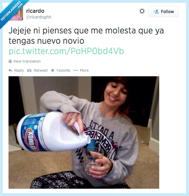 cloro,twitteo,novia,lejia,beber,feliz,suicidio,nueva,ex