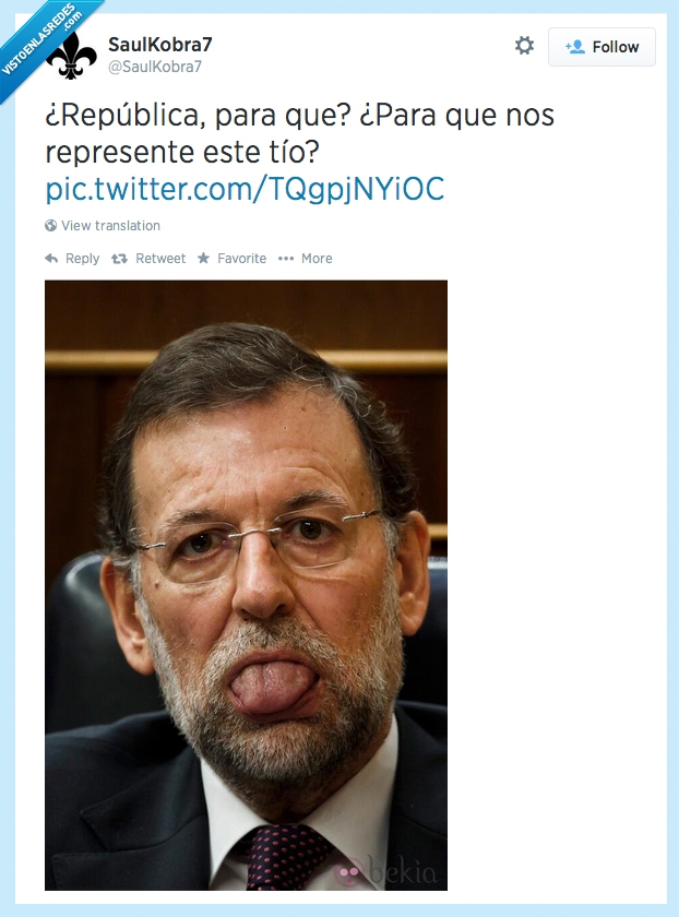 república,rajoy,lengua,tonto,rey,abdicación,tweet