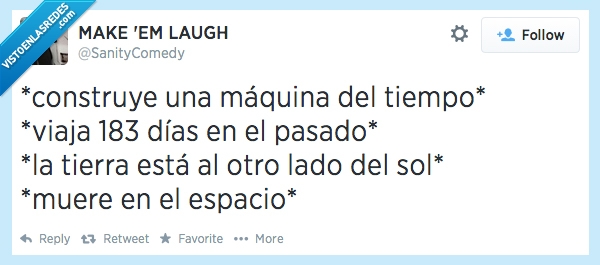 morir,viajar en el tiempo,no en el espacio,ciencia