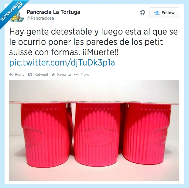 ni danonino ni mierdas es petit suisse,rascando para comerme lo que es mio,Petit Suisse