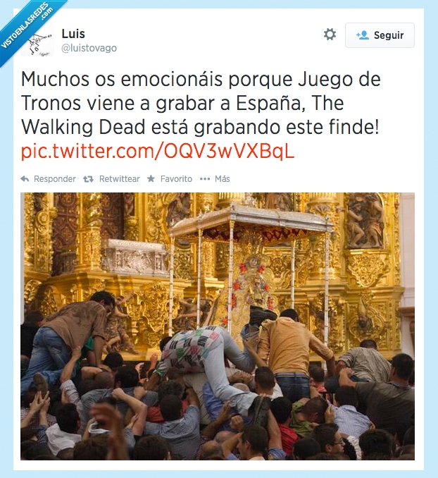 the walking dead,juego de tronos,nuevas imagenes,exclusiva,el rocio