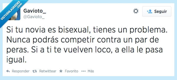novia,bi,problema,competir,par,peras,loco,ella,igual,chica,gustar