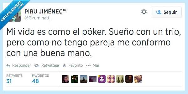 vida,poker,trio,pareja,buena mano,as