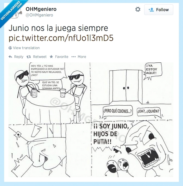 junio,exámenes,estudios,ingeniero,twitter