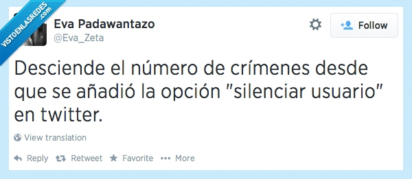 matar,silenciar,twitter,silenciar usuario,Eva_Zeta,menos,asesinato,crimenes,desciende,numero