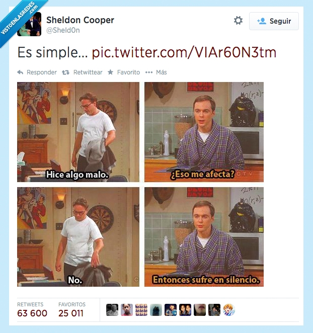the big bang theory,amigo,silencio,sufre,no,afecta,sheldon,malo,afectar,leonard