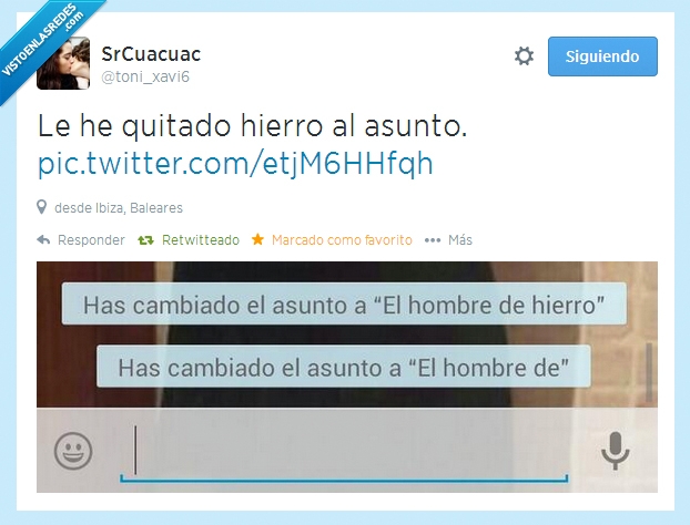hierro,quitar,asunto,grupo,whatsapp,nombre