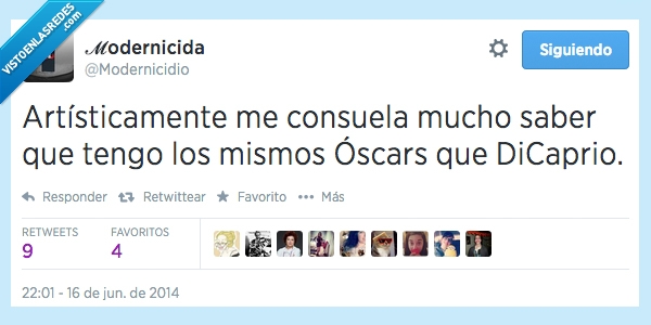 yo,el,DiCaprio,modernicidio,Óscar,artista,mismo