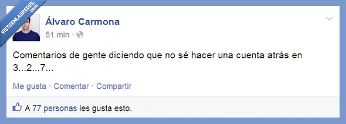 Alvaro,cuenta atrás,comenzar,numero,inventado