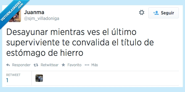 el último superviviente,estómago,rico rico,mierda,insectos