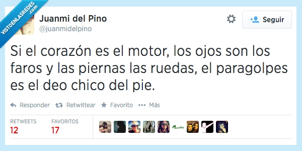 corazon,motor,ojos,faros,cuerpo,ruedas,piernas,paragolpes,meñique,dedo,pie