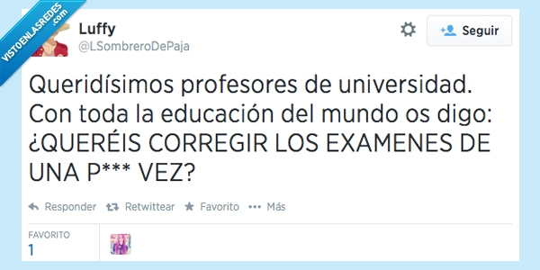 universidad,profesor,querido,educacion,corregir,examen,nota,vez
