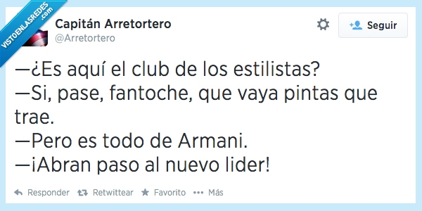 lider,caro,armani,pintas,fantoche,estilista,club